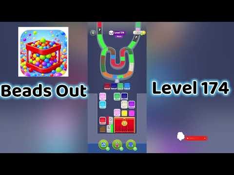 🎮 Beads Out Level 174 Walkthrough 🧩 | Tricky Bead Puzzle Solution | Mini Boss