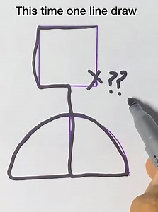 one line draw challenge 🤔 #drawchallenge #enjoy #solve #puzzle #challenge | Daily Haha