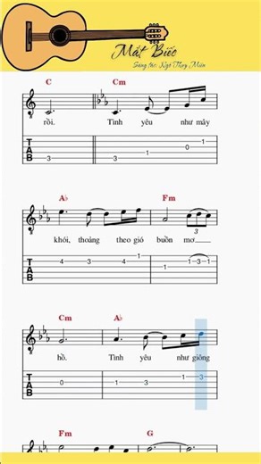 Mắt Biếc (P2) - tab guitar