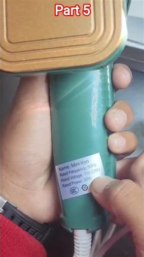 Mini iron Quick Ironing 50 W part 5 #shorts