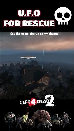 U.F.O RESCUE FOR SURVIVOR 🛸 #zombie #left4dead2