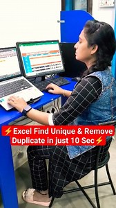 3.1K views · 857 reactions | Excel Find Unique and Remove Duplicate in just 5 sec #excel #computer #viral #shortvideo #exceltips #tlscomputer #gurmeetsir #instareels #instagram #facebookreels #lifistudy | TLS Computer | Facebook