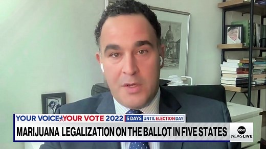 2K views · 34 reactions | The debate of marijuana legalization continues and is on the ballot in five states in this midterm election. Arthur Ago from the Criminal Justice Project and Kevin Sabet from Smart Approaches to Marijuana discuss the pros and cons of legalizing marijuana across the U.S. | ABC News Live | Facebook
