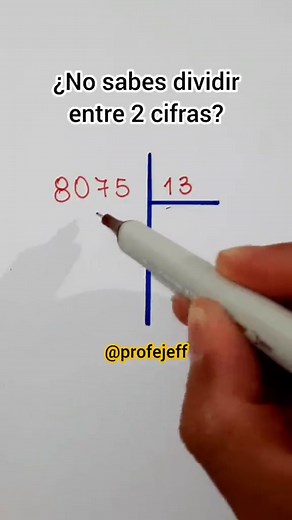 Cómo hacer divisiones de 2 cifras de manera fácil
