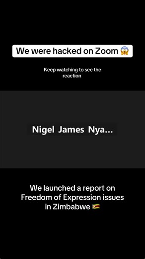 Zimbabwean “dirty tricks” operators hacked into an online webinar on free expression on Wednesday afternoon to disrupt it with pornographic pictures. Over 400 people were participating in the webinar on Wednesday afternoon for the launch of a report from the Campaign for Free Expression titled “Open for Business, Closed for Criticism: The State of Free Expression in Zimbabwe”. In the last few minutes of the webinar, the discussion was disrupted by flashes of pornographic pictures from an anonymo