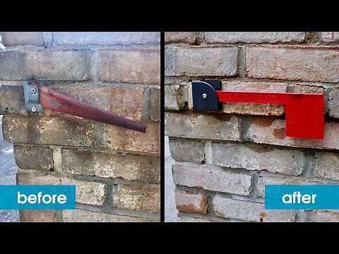How to Attach a Mailbox Flag to Brick