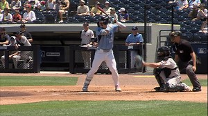 Timing is everything! Max Clark went BOOM yesterday, but it happened while it was picture-in-picture 💪 So here it is in all its fullscreen glory 🌊⚾️ | West Michigan Whitecaps