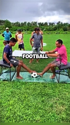 Two Friends Played the Most Unique Mini Football Match Ever — You Have to See This! ⚽🔥 #shorts