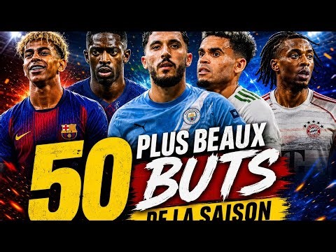 🔥 50 PLUS BEAUX BUTS DE LA SAISON ⚽ | Les Meilleurs Golazos de l’Année !