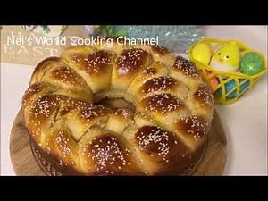 How to make Armenian Easter Bread - Katnahunc - Easter Bread Recipe: Armenian Easter Bread