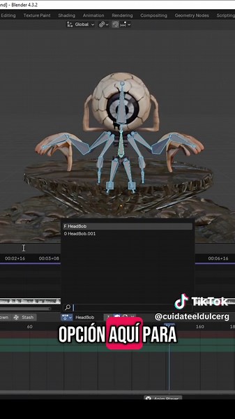 Tips para eliminar acciones en Blender