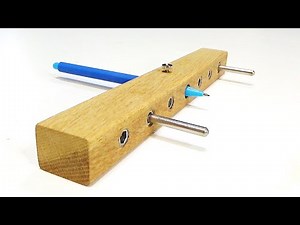 How to make a center finder / marking gauge / woodworking