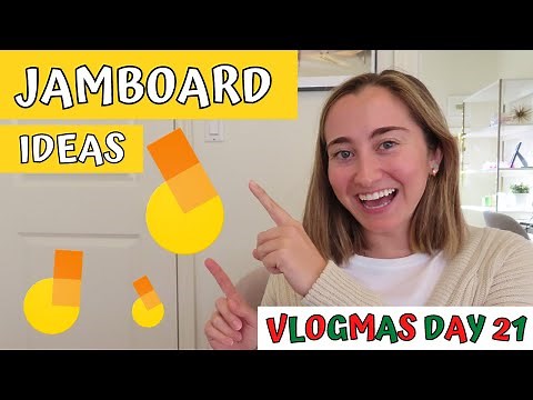 JAMBOARD ACTIVITY IDEAS | Jamboard Activities for Classroom and Virtual Teaching | VLOGMAS DAY 21