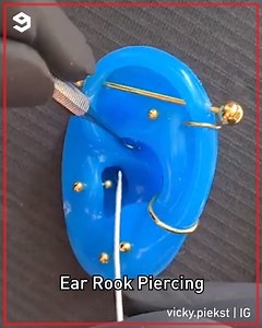 How different body piercings are done By vicky.piekst | IG | 9GAG TV