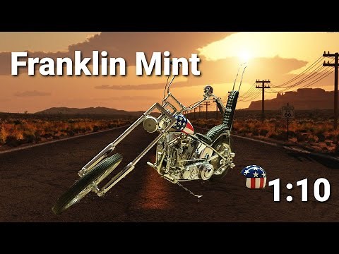 Franklin Mint / Easy Rider - Captain America Bike 1:10 / Diecast