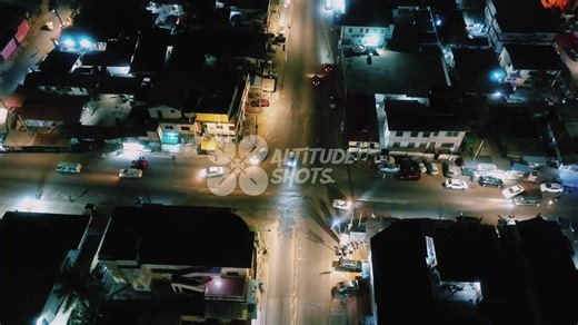Exploring Kokomlemle at Night: A Drone's Perspective