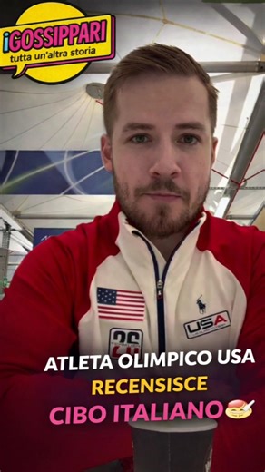 Un atleta olimpico USA recensisce un cappuccino italiano 🇮🇹 #milanocortina2026
