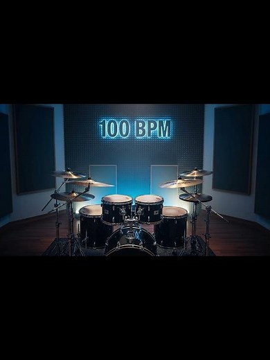 Drum Backing Track 100 BPM - Pop Simple Beat