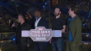 50K views · 811 reactions | Official #TeamCap fireworks show from Singapore. (Via: The Russo Brothers) | Walt Disney Studios | Facebook
