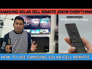 How to use solar cell remote in Samsung Smart TV⚡How to pair with tv and charge Solar Cell remote