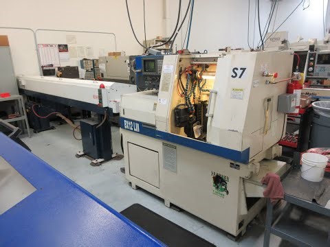Tsugami BS12 LIII Panther CNC Swiss Screw Machine with Sub-Spindle and Live Milling & More