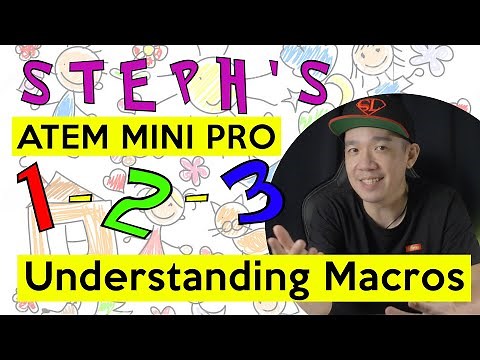 Understanding & Creating Macros on the ATEM Mini Pro - Easy as 1-2-3!