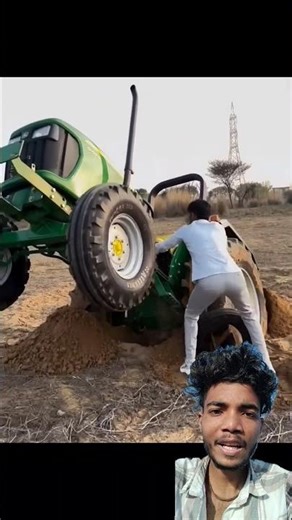 Tractor Fas Gaya 😱🚜 | Mud Rescue & Power Test #shorts #nishudaswal