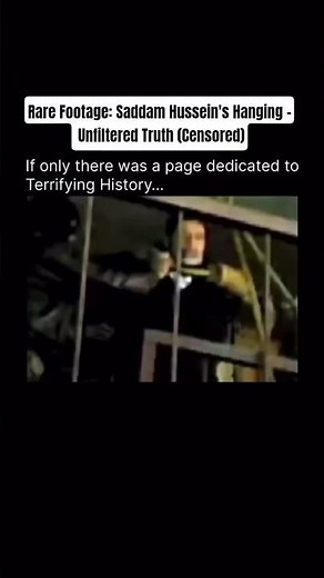 Rare Footage: Saddam Hussein's Hanging – Unfiltered Truth (Censored), Dec 30,2006