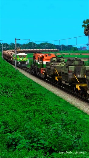 Train Accident Alert 🚆 Two Trains Face Off on Same Track #shorts #train #trains #railway #viral