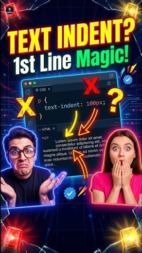 CSS text-indent Explained | First Line Space in CSS | TechWrite Hub #viral #trending #funny #shorts