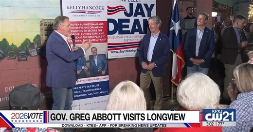 Gov. Abbott visits Longview on campaign tour