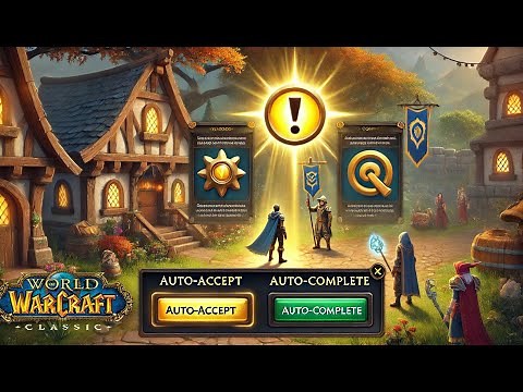 How to AUTO accept Quests & AUTO Complete quests in WOTLK CLASSIC!