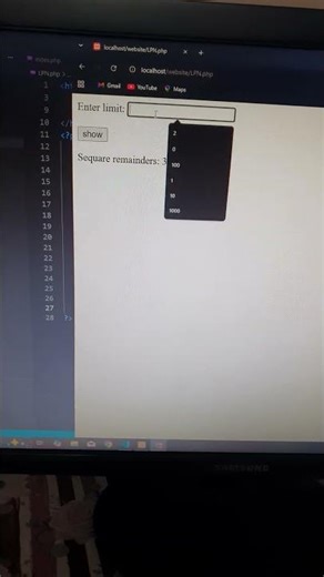 php | Euler project 'Square remainders' | CodeLearning