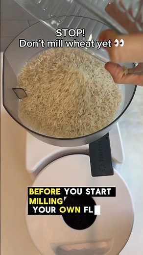 The FIRST Step to Milling Your Own Flour: Why You Must Run Rice Through Your Grain Mill