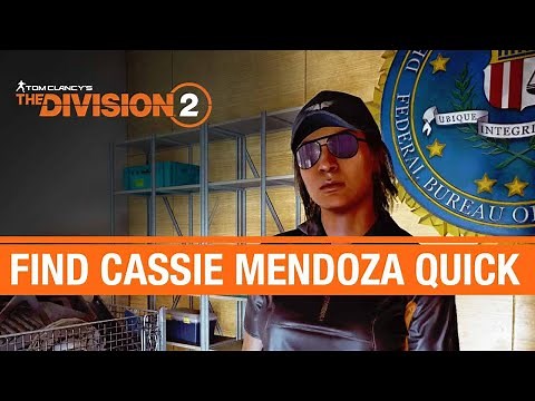 The Division 2 - How to Find Cassie Mendoza Vendor Quickly