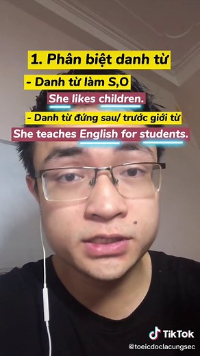 Cách phân biệt Danh Tính Động Trạng. #learnontiktok #hoccungtiktok