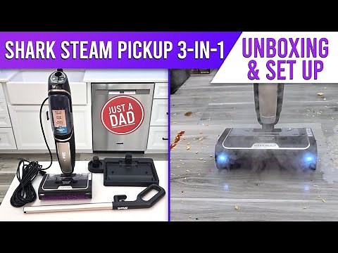 Shark Steam Pickup 3-in-1 Steam Mop SD201 UNBOXING & SET UP