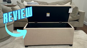 Watch What you should know about the Amazon Basics Storage Ottoman on Amazon Live