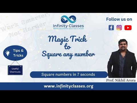 Shortcut Trick for Squaring Any Number