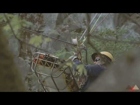 Twin tension rope system deployment