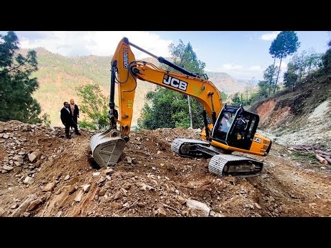 Himalayan Hill Cutting: The Ultimate Test for Heavy Machinery | Excavator Working Video | JCB