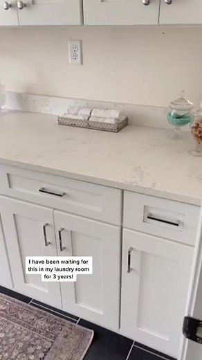 Laundry Room Design Idea - SAVE FOR LATER - linked in my Amazon shop ✨ #laundryroom #laundryroommakeover #laundryroomdesign #home #homedesign #homeideas | Clipper City House