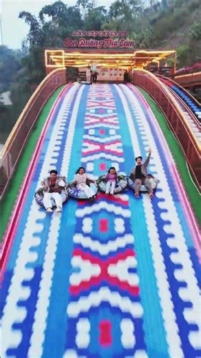 Rainbow slide Sapa Cat Cat Village