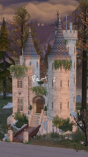 Explore the Inside of a Functional Tiny Castle in Sims 4