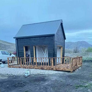 [Hot Item] Light Steel Frame Prefabricated Modern Cabin Bungalow House for Camping