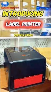 DCODE -BARCODE LABEL PRINTER- RIBBON & LABEL LOADING #barcodeprinter #barcodelabels