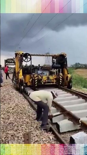 Absolute Genius! 🚂 This Machine Lays Railway Tracks Like Magic!