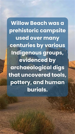 Beneath the calm waters and desert cliffs, Willow Beach holds traces of lives lived long before ours. Every shoreline, every stone, carries echoes of the people who made this place part of their story. 🌄🌿 #willowbeach #willowbeachmarina | Willow Beach Marina & Campground