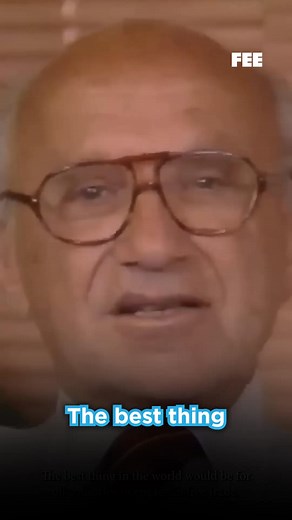 6.5K views · 208 reactions | Friedman believed the United States could become a powerful force for global prosperity and peace by committing to true free trade. | FEE - Foundation for Economic Education | Facebook