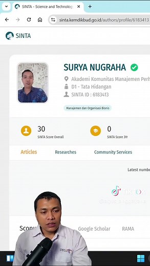 Cara Meningkatkan Skor SINTA Secara Efektif
